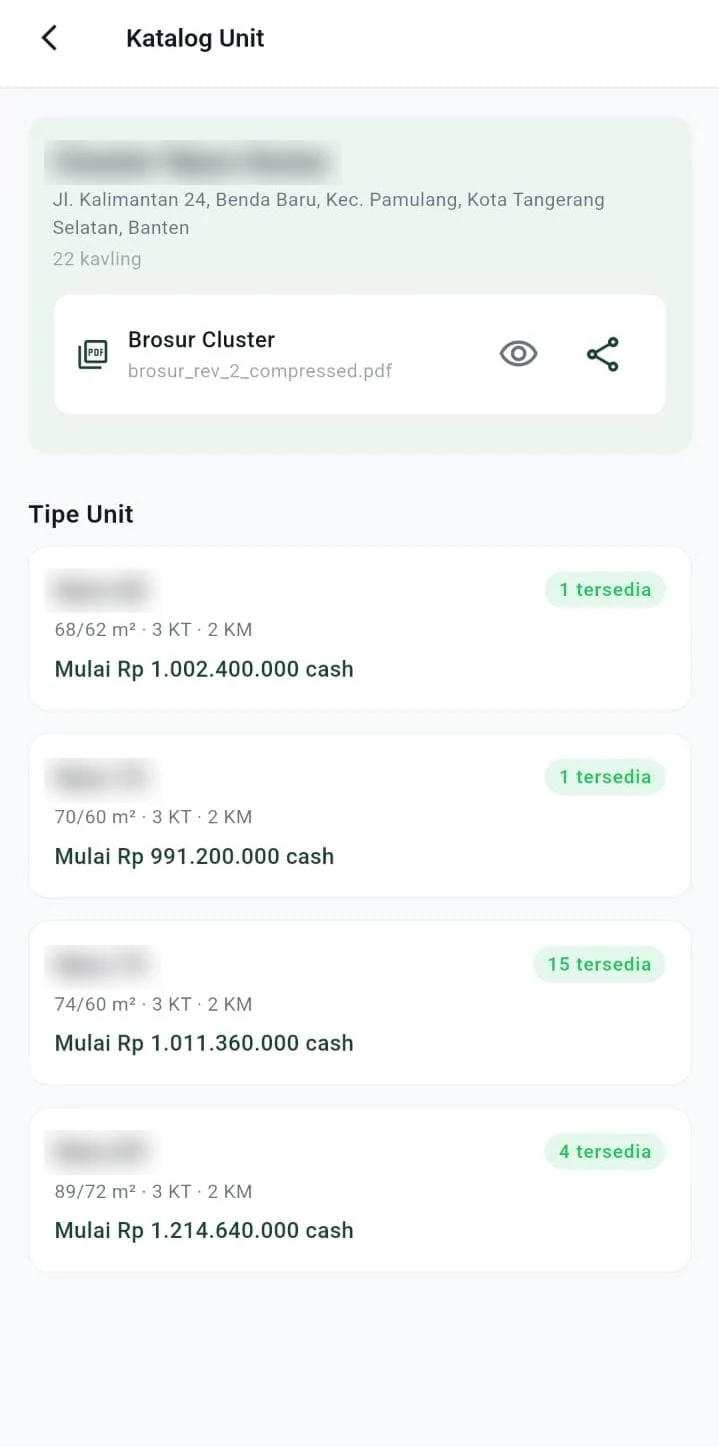 Unit state, bookings and payment schedules in the field team’s pocket.